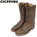 チペワ 正規取扱店 CHIPPEWA (チペワ) 1901W61 Women's 10inch Roper(10インチローパー プレーントゥ・エンジニアブーツ) レディース Brown Bomber