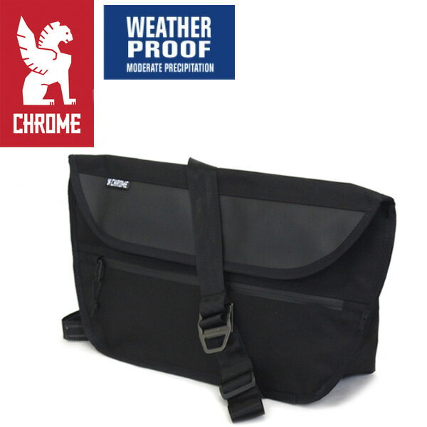 クローム メッセンジャーバッグ メンズ 正規取扱店 CHROME (クローム クロム) BG322 SIMPLE MESSENGER BAG シンプル メッセンジャーバッグ BLACK CH283