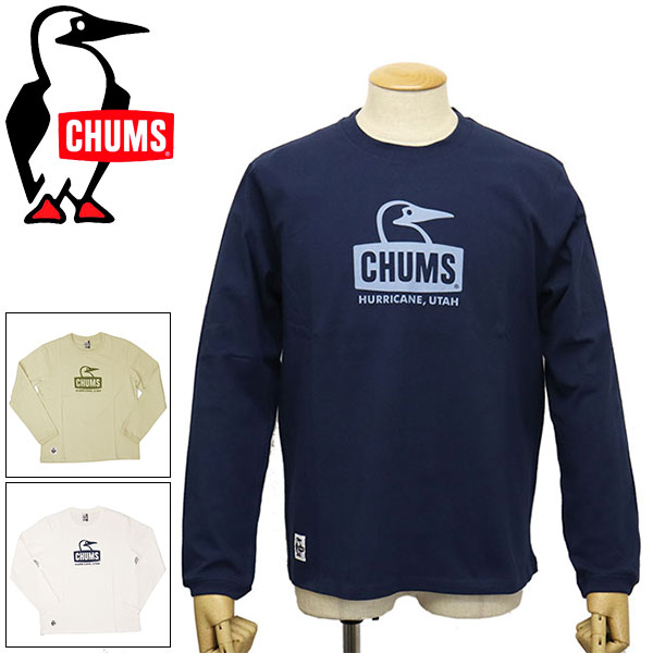 【楽天スーパーSALE】 正規取扱店 CHUMS (チャムス) CH01-2274 Booby Face LS T-Shirt ロゴ 長袖Tシャツ CMS147 全3色