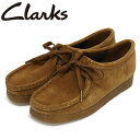 K戵X Clarks (N[NX) 26168668 Wallabee r[ fB[XV[Y Cola Suede CL067