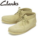 CLARKS ORIGINALS モカシンブーツにブランケットステッチがポイントのWeaver Bioot。 表素材：スエード ※シューズボックスおよび本体に表記されているサイズはUKサイズになります。スニーカーサイズよりも小さめがおすすめです。 「CN」は中国サイズの表記で「センチメートル」ではございません。サイズ参考画像を確認して下さい。 ※天然皮革を使用しているパーツがある場合は、細かなキズ、シワ、スジや左右差等がある場合がございます。 ※ご覧頂くWEB環境(PC・スマートフォンの画面設定)によりまして、色の見え方や色彩が実物と異なる可能性がございます。 ※替え紐の有無、紐の色や柄の違い等、入荷時期によりマイナーチェンジの可能性がございます。予めご了承くださいませ。Clarks (クラークス)正規取扱店メーカー希望小売価格はメーカーカタログに基づいて掲載していますクラークスのストーリーは、およそ200年前にサイラスとジェームスというクラーク兄弟がシープスキン作ったスリッパが始まりでした。 当時としては画期的だった発明と職人技の組み合わせは、今日に至るまでクラークスの靴づくりの本質です。 そして今も変わらず、クラークスのシューズは全てシデの木材から手作業で削り出した木型から作られており、高度な製造技術やテクノロジー、そして最新の材料に支えられ、現代に合った完璧なシューズを生み出しています。