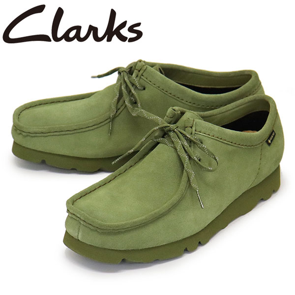 正規取扱店 Clarks (クラークス) 26174044 Wallabee GTX ワラビー ゴアテックス メンズ ブーツ Loden Green CL098