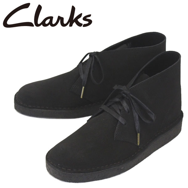 クラークス 正規取扱店 Clarks (クラークス) 26154809 Desert Coal デザートコール メンズ スエードブーツ Black Suede CL035