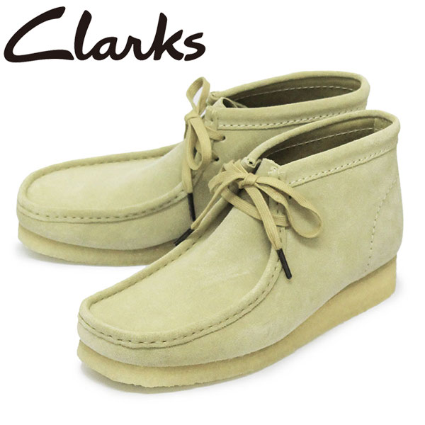 【楽天スーパーSALE】 正規取扱店 Clarks (クラークス) 26155516 Wallabee Boot ワラビーブーツ メンズ レザーブーツ Maple Suede CL042