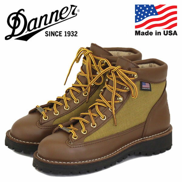 正規取扱店 DANNER (ダナー) W 039 S 30464 DANNER LIGHT (ウィメンズダナーライト) レディースブーツ アメリカ製 KHAKI