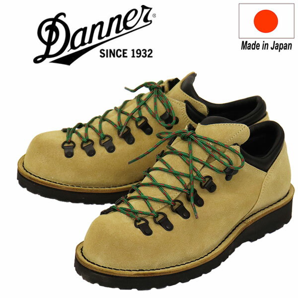 正規取扱店 DANNER (ダナー) D214016 MOUNTAIN RIDGE LOW W/P マウンテンリッジロー レザーブーツ S.Beige 日本製