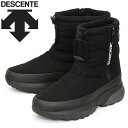 正規取扱店 DESCENTE (デサント) DM1UJD10 ACTIVE WINTER BOOTS アクティブ ウィンター ブーツ メルトンブラック DES011