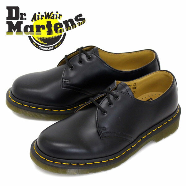 正規取扱店 Dr.Martens ドクターマーチン 1461 3EYE GIBSON 3ホール ギブソン BLACK ブラック (10085001)