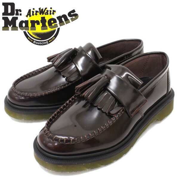 正規取扱店 Dr.Martens ドクターマーチン ADRIAN SLIP ON SHOE エイドリアンスリッポンシュー タッセルローファー CHERRY RED ARCADIA (BURGUNDY バーガンディー)