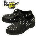 正規取扱店 Dr.Martens (ドクターマーチン) 27041001 1461 STUD スタッズ 3ホール レザーシューズ BLACK