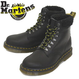 ドクターマーチン スノーブーツ メンズ 正規取扱店 Dr.Martens (ドクターマーチン) 25990001 1460 COLLAR WG 8EYE ウィンターグリップ レザーブーツ BLACK