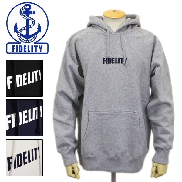  正規取扱店 FIDELITY (フィデリティ) FD182CT12010 BOX LOGO HOODY ボックスロゴフーディー パーカー 全4色 FD024