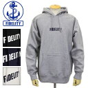 sale セール 正規取扱店 FIDELITY (フィデリティ) FD182CT12010 BOX LOGO HOODY ボックスロゴフーディー パーカー 全4色 FD024