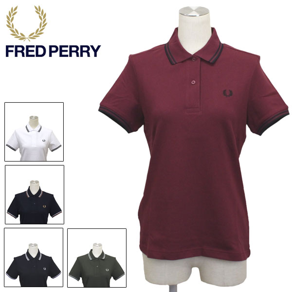 正規取扱店 FRED PERRY (フレッドペリー) G3600 TWIN TIPPED FRED PERRY SHIRT ティップライン ポロシャツ レディース 全5色 FP444