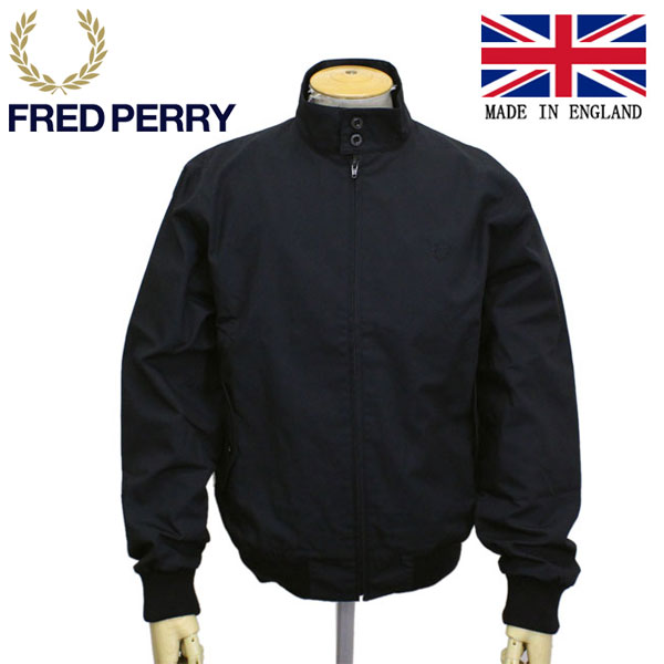 フレッドペリー ジャケット メンズ 正規取扱店 FRED PERRY (フレッドペリー) J7320 MADE IN ENGLAND HARRINGTON JACKET ハリントンジャケット 102BLACK FP405