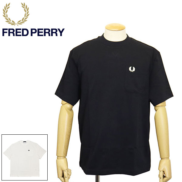 Spain （Clubs） - 正規取扱店 FRED PERRY (フレッドペリー) M2408 POCKET DETAIL T-SHIRT Tシャツ FP581