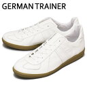 ジャーマントレーナー スニーカー メンズ sale セール 正規取扱店 GERMAN TRAINER (ジャーマントレーナー) 1183AL レザースニーカー WHITE スロバキア製 GT008