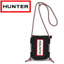 正規取扱店 HUNTER (ハンター) UBP1514NRS TRAVEL RIPSTOP PHONE POUCH フォンポーチ BLACK / REDBOX LOGO HU248|詳細画像
