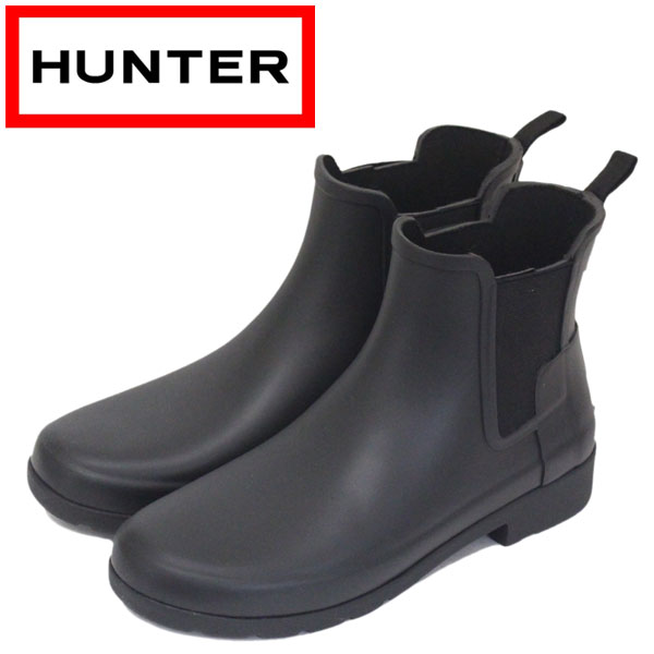 正規取扱店 HUNTER (ハンター) WOMEN'S WFS1017RMA ORIGINAL REFINED CHELSEA オリジナル リファインド レディース チェルシーブーツ BLACK HU199のサムネイル