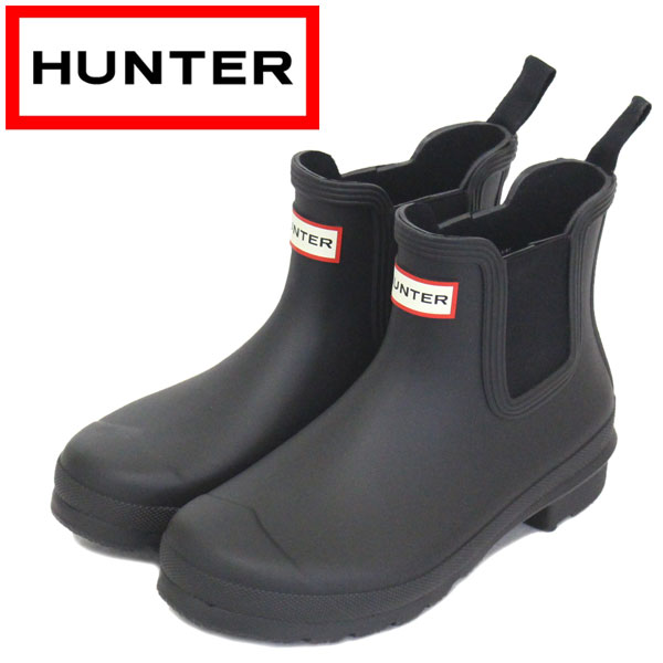 正規取扱店 HUNTER (ハンター) WOMENS WFS2078RMA ORIGINAL CHELSEA オリジナル レディース チェルシーブーツ BLACK HU203