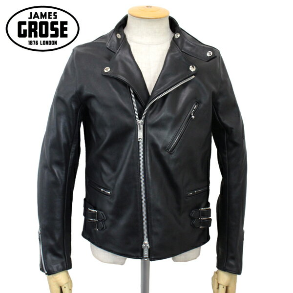 正規取扱店 JAMES GROSE (ジェームスグロース) G05-12 MEN'S KANSAN JACKET(メンズカンサンジャケット) BLACK ブラック JG003