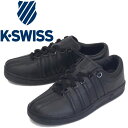 正規取扱店 K-SWISS (ケースイス) 36022483 CLASSIC 88 クラシック 88 レザースニーカー BLACK/BLACK (ALL BLACK) KS037