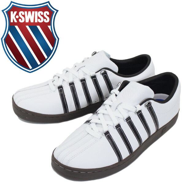 ケースイス スニーカー メンズ 正規取扱店 K-SWISS (ケースイス) CLASSIC(クラシック) 88 ローカットスニーカー WHITE/BROWN/GUM KS005