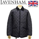 ラベンハム 正規取扱店 LAVENHAM (ラベンハム) SLJ9003 DENHAM MENS 20 デンハム メンズ キルティングジャケット G96 SUFFOLK NAVY イギリス製 LH020