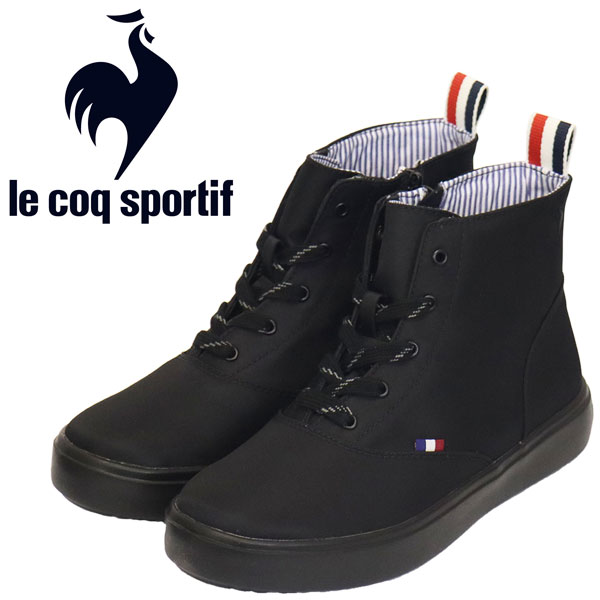 【楽天スーパーSALE】 正規取扱店 le coq sportif (ルコック スポルティフ) QL3VJD30BK LCS TELUNA III MID テルナ ミッド レディーススニーカー ブラック LE053