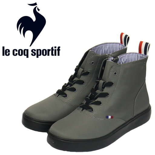 正規取扱店 le coq sportif (ルコック スポルティフ) QL3VJD30GB LCS TELUNA III MID テルナ ミッド レディーススニーカー グレーxブラック LE054 正規取扱店 le coq sportif (ルコック スポルティフ) QL3VJD30GB LCS TELUNA III MID テルナ ミッド レディーススニーカー グレーxブラック LE054
