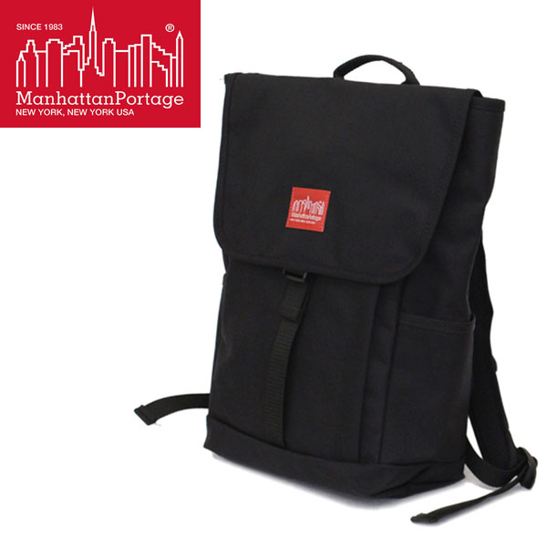 谷Ź ManhattanPortage (ޥϥåݡơ) 1220-JR WASHINGTON SQ BACKPACK JR Хåѥå BLACK MP005