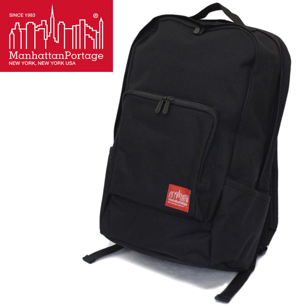 正規取扱店 ManhattanPortage (マンハッタンポーテージ) 1231 UNION SQ BACKPACK バックパック BLACK MP006