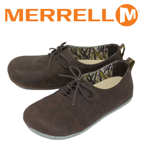 正規取扱店 MERRELL (メレル) J20557 Mootopia Lace ムートピア レース レザーシューズ Bronte Brown MRL031