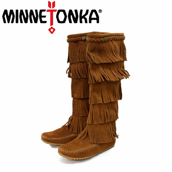 ミネトンカ sale セール 正規取扱店 MINNETONKA(ミネトンカ)5-Layer Fringe Boot(5レイヤーフリンジブーツ)#1652 BROWN レディース MT056