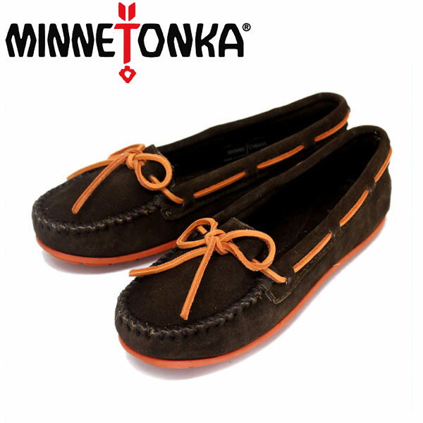 ミネトンカ 正規取扱店 MINNETONKA(ミネトンカ) Suede Boat Moc(スエードボートモック) #328X CHOCOLATE レディース MT273