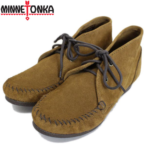 ミネトンカ sale セール 正規取扱店 MINNETONKA(ミネトンカ) Chukka Wedge Bootie(チャッカウェッジブーティー) #373 DUSTY BROWN レディース MT329