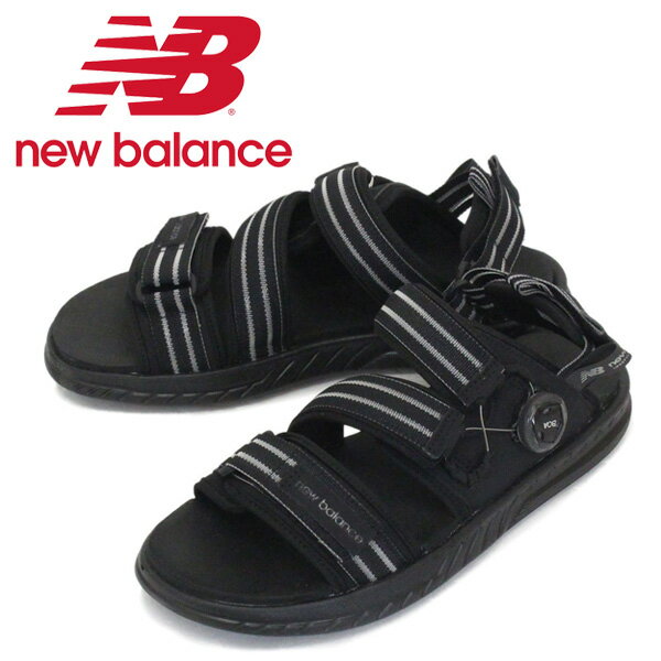 正規取扱店 new balance (ニューバランス) SDL900 AK サンダル BLACK/SILVER NB724