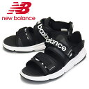 ニューバランス スポーツサンダル メンズ 正規取扱店 new balance (ニューバランス) SUA750 A3 ストラップサンダル BLACK/WHITE NB910