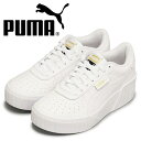 正規取扱店 PUMA (プーマ) 373438 CALI ウェッジ ウィメンズ レディース スニーカー 01 プーマホワイト-プーマホワイト PM218