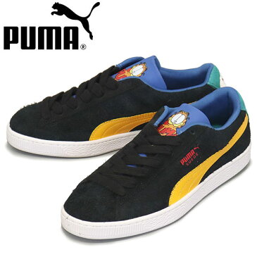 正規取扱店 PUMA (プーマ) 384182 スウェード ガーフィールド コラボ スニーカー 01 ダークチェダーxセランダインxバリャルタブルー PM183