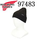 正規取扱店 REDWING (レッドウィング) 97483 Shaniko Wool Rib Hat シャニコウール リブハット ブラック(4)