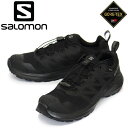 正規取扱店 Salomon (サロモン) L47321100 X-ADVENTURE GORE-TEX トレイルランニングシューズ Black x Black x Black SL023