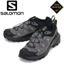 正規取扱店 Salomon (サロモン) L47571400 X ULTRA 360 LEATHER GORE-TEX レザーハイキングシューズ Sharkskin x Castlerock x Kelp SL037