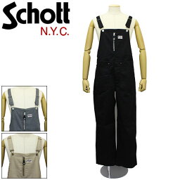 正規取扱店 Schott (ショット) 3116032 TC OVERALL PANTS オーバーオール パンツ 全3色