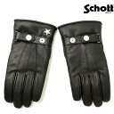 正規取扱店 Schott (ショット) 4970002 ONESTAR WINTER GLOVE SHORT ワンスター ウィンター レザーグローブ ショート 日本製 10BLACK その1