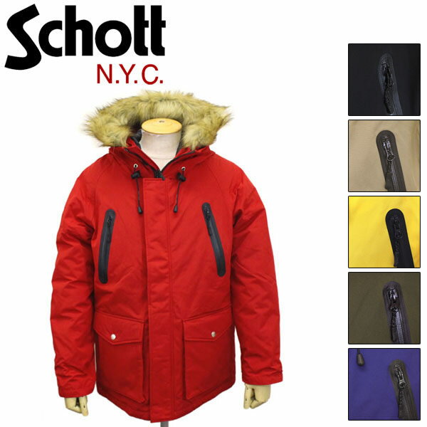  正規取扱店 Schott (ショット) 3182009 SNORKEL DOWN PARKA シュノーケルダウンパーカー 全6色