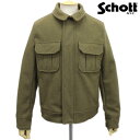 ショット 洋服 メンズ 正規取扱店 SCHOTT(ショット) 720 MELTON FIELD JACKET(メルトンフィールドジャケット) OLIVE オリーブ