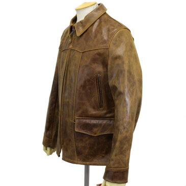 正規取扱店 Schott (ショット) 532 VINTAGE LOOK COWHIDE JKT (ビンテージルックカウハイドジャケット) BROWN