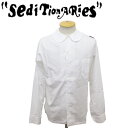正規取扱店 SEDITIONARIES by 666 (セディショナリーズ) Peter Pan shirt L/S (ピーターパンシャツ ロングスリーブ) ホワイト STS0005