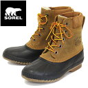 正規取扱店 SOREL (ソレル) NM2575 CHEYANNE II シャイアンII メンズ レインブーツ 防水 224 CHIPMUNK/BLACK SRL049